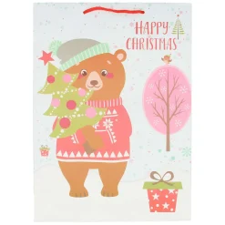 Geschenktas Kerst, 34cm Discount