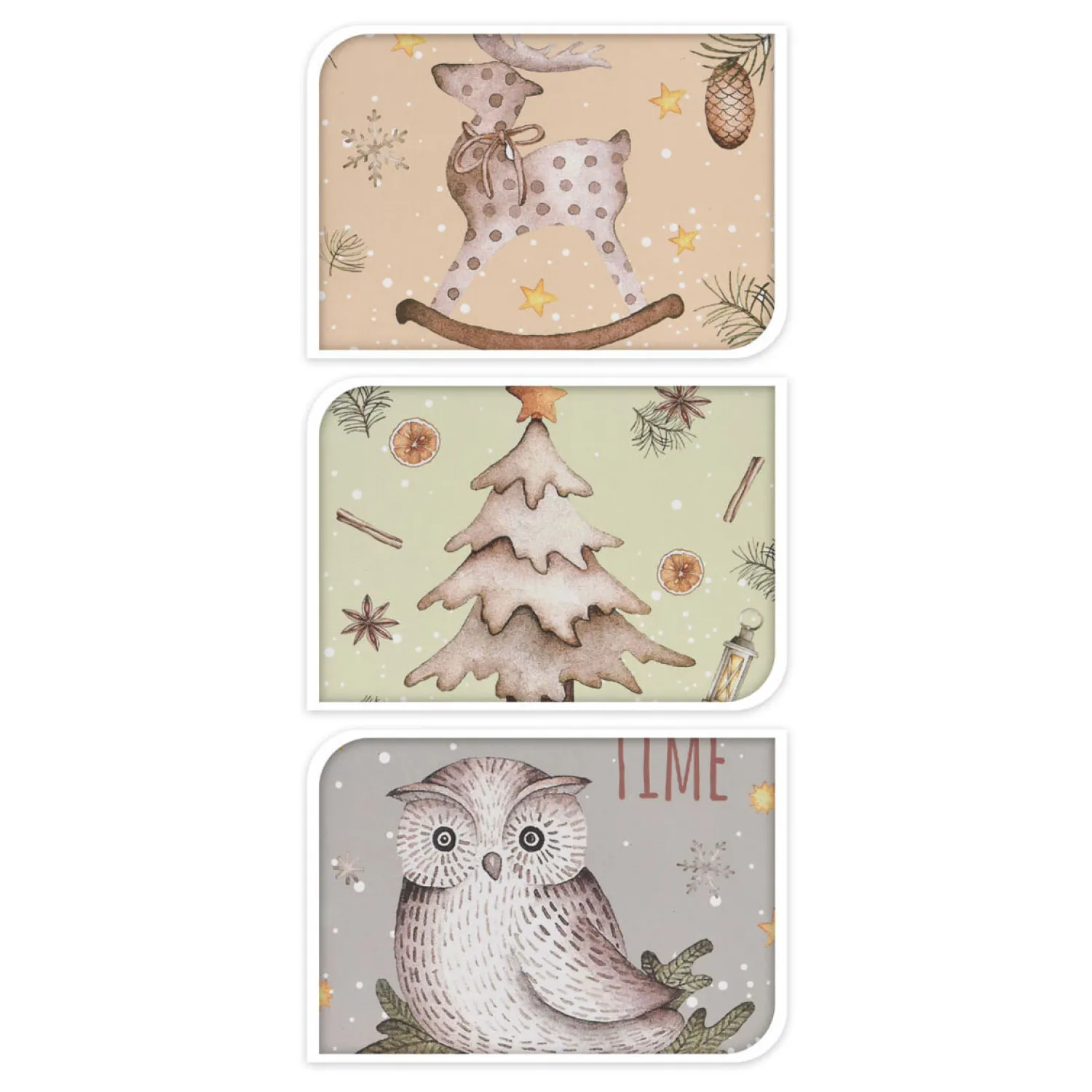 Geschenktas Winter 23cm, 24st.- Best