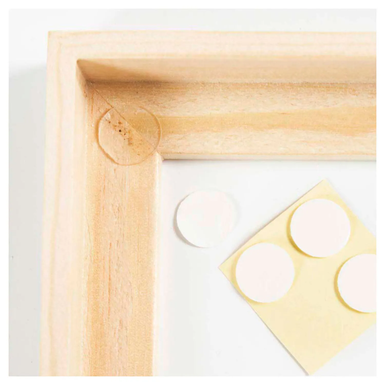 Gespannen Canvas met Lijst 280gr. 21x29,7cm - Wit-Creativ Company Hot