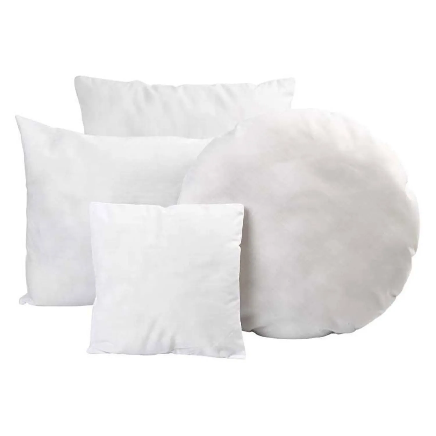 Gevuld Kussen Wit, 24x24cm-Creativ Company Outlet