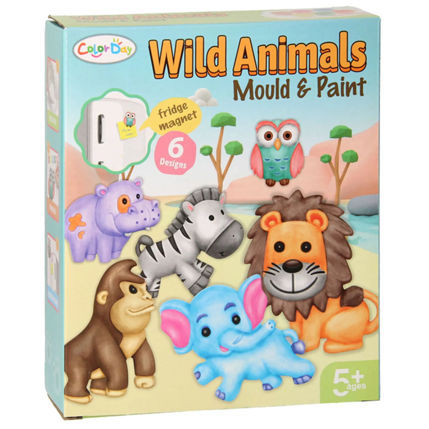 Gieten & Schilderen Wilde Dieren-