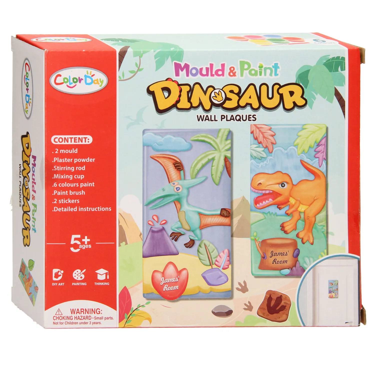 Gips Gieten & Schilderen Dino> New