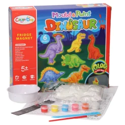 Gips Gieten Glow in the Dark Magneten - Dino's