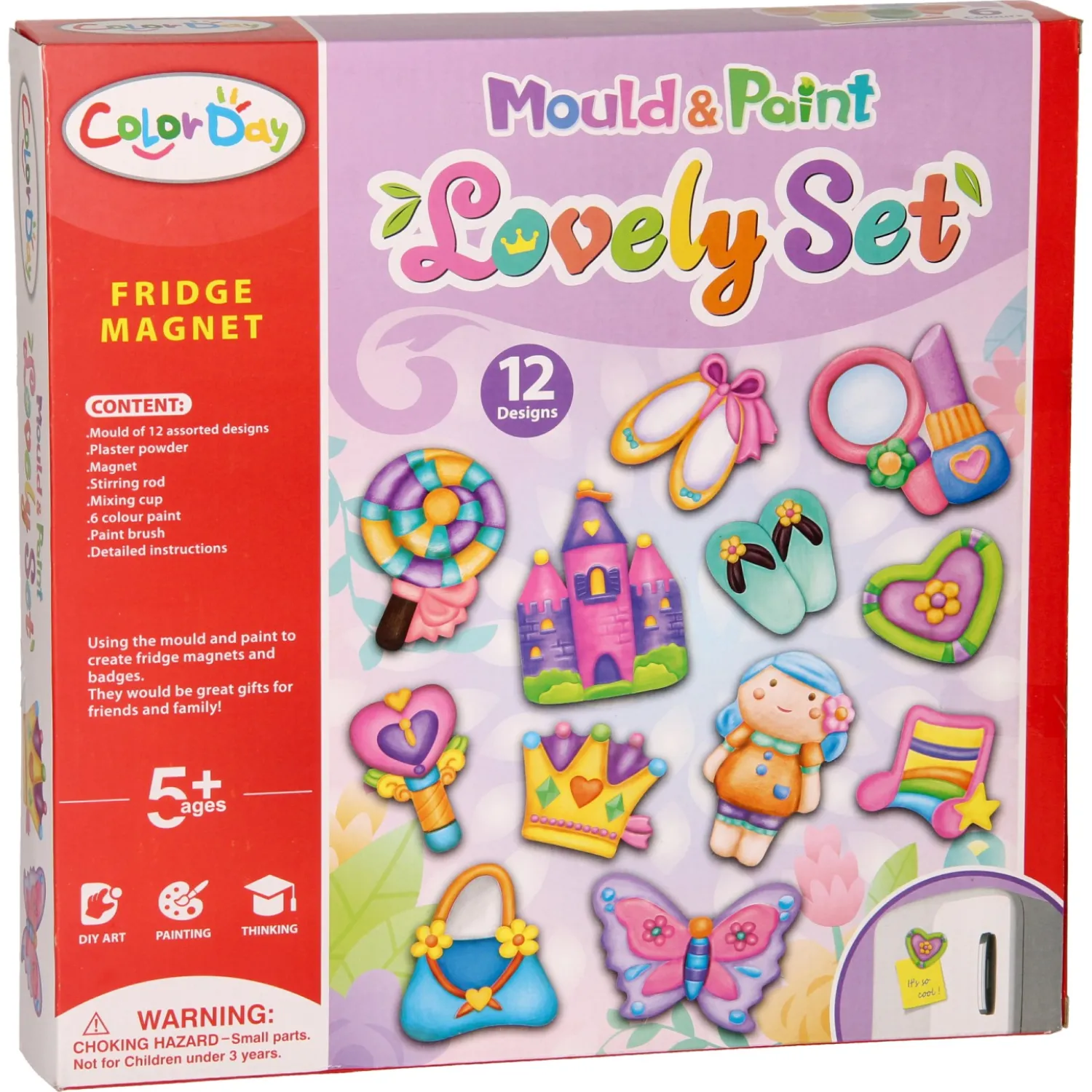 Gips Gieten Magneten - 12 Designs> New