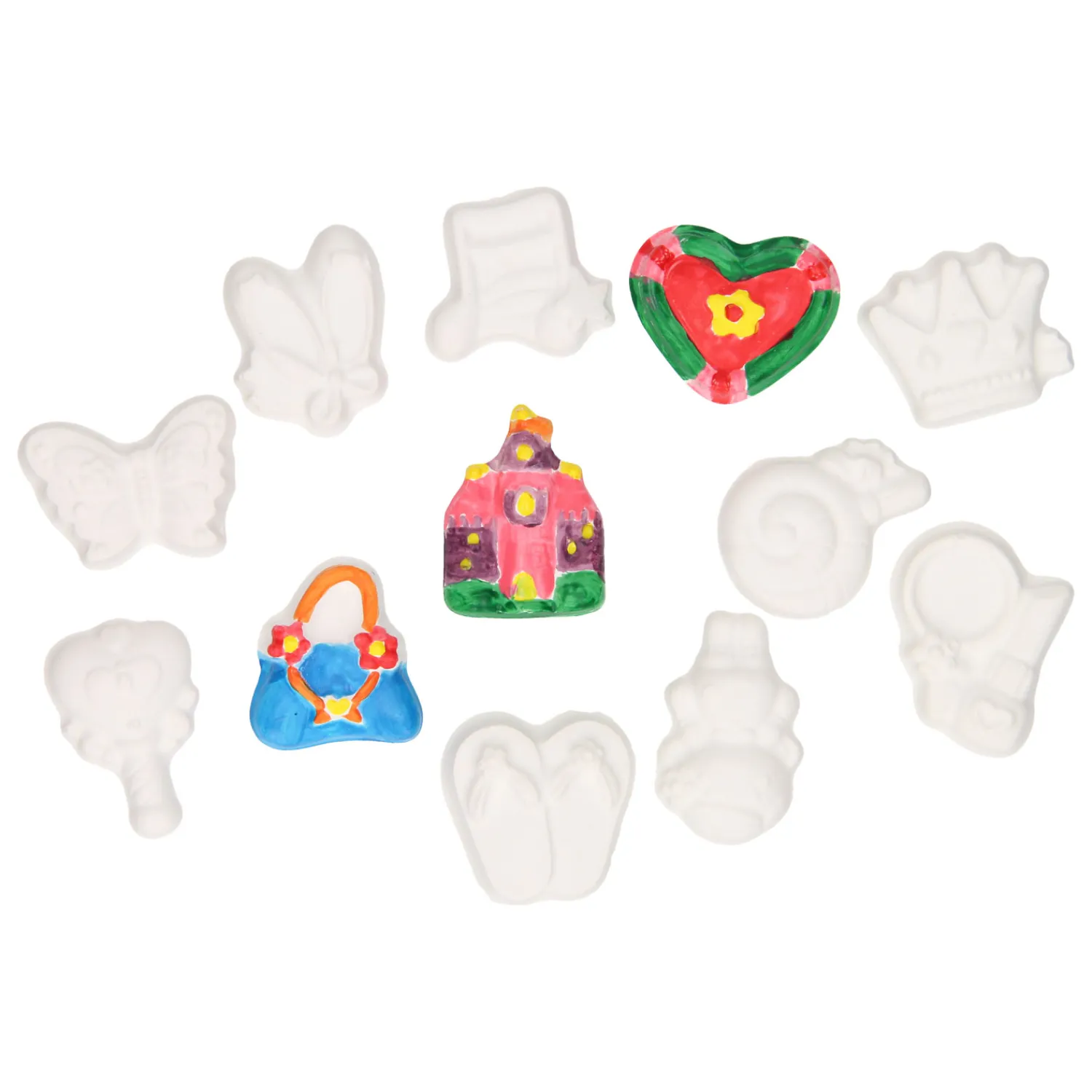 Gips Gieten Magneten - 12 Designs> New