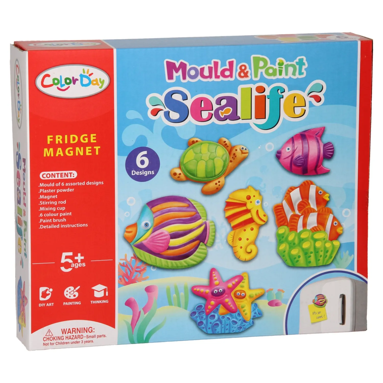 Gips Gieten Magneten - Onderwaterwereld-