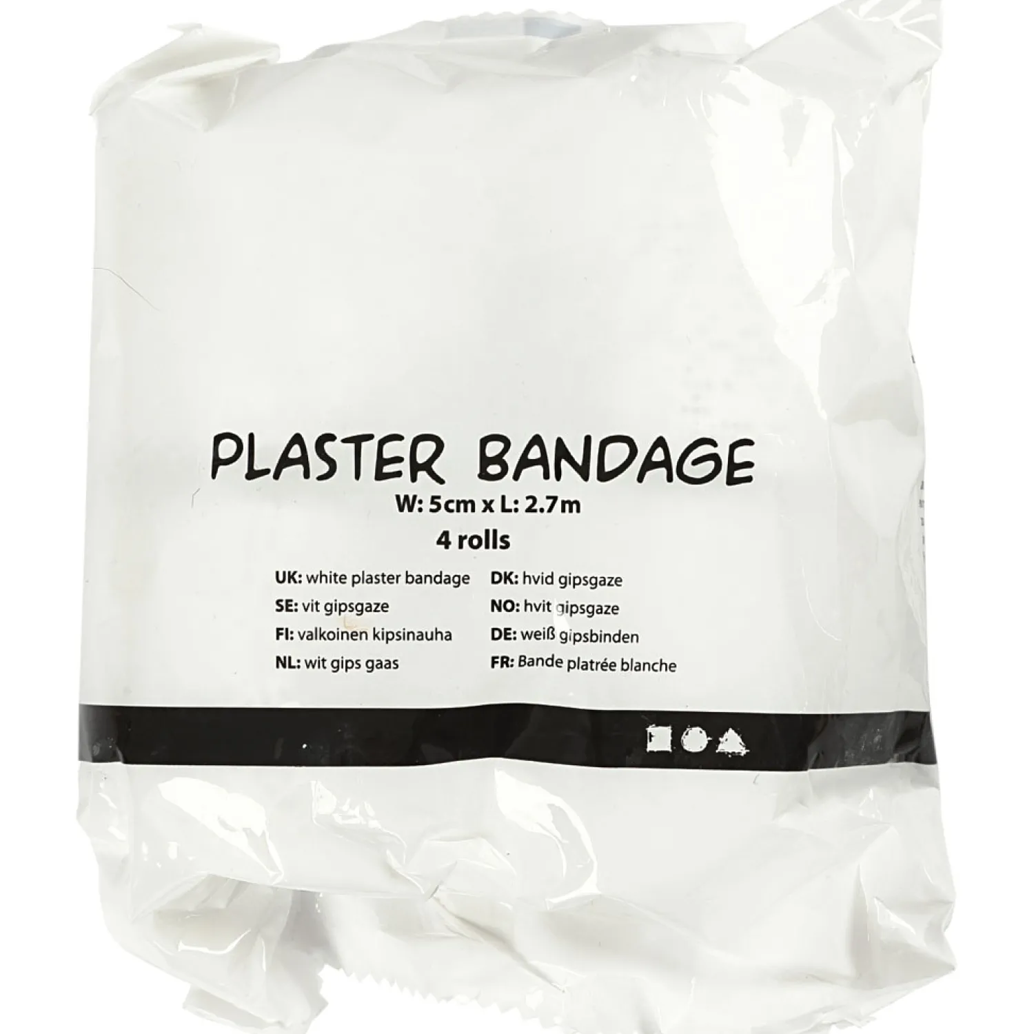 Gipsgaas 4 rollen, 2,7m per rol-Creativ Company Discount