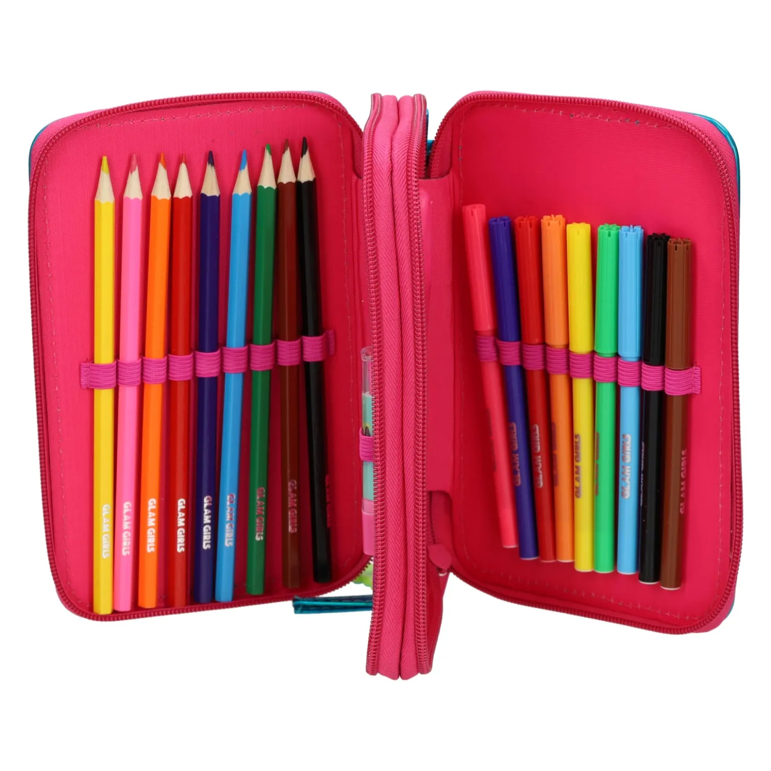 Glam Girls Gevulde Etui Blauw, 20cm Clearance