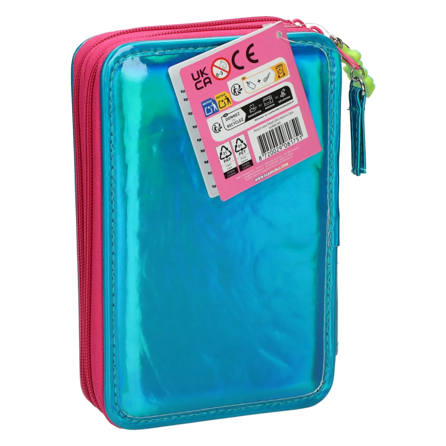 Glam Girls Gevulde Etui Blauw, 20cm Clearance