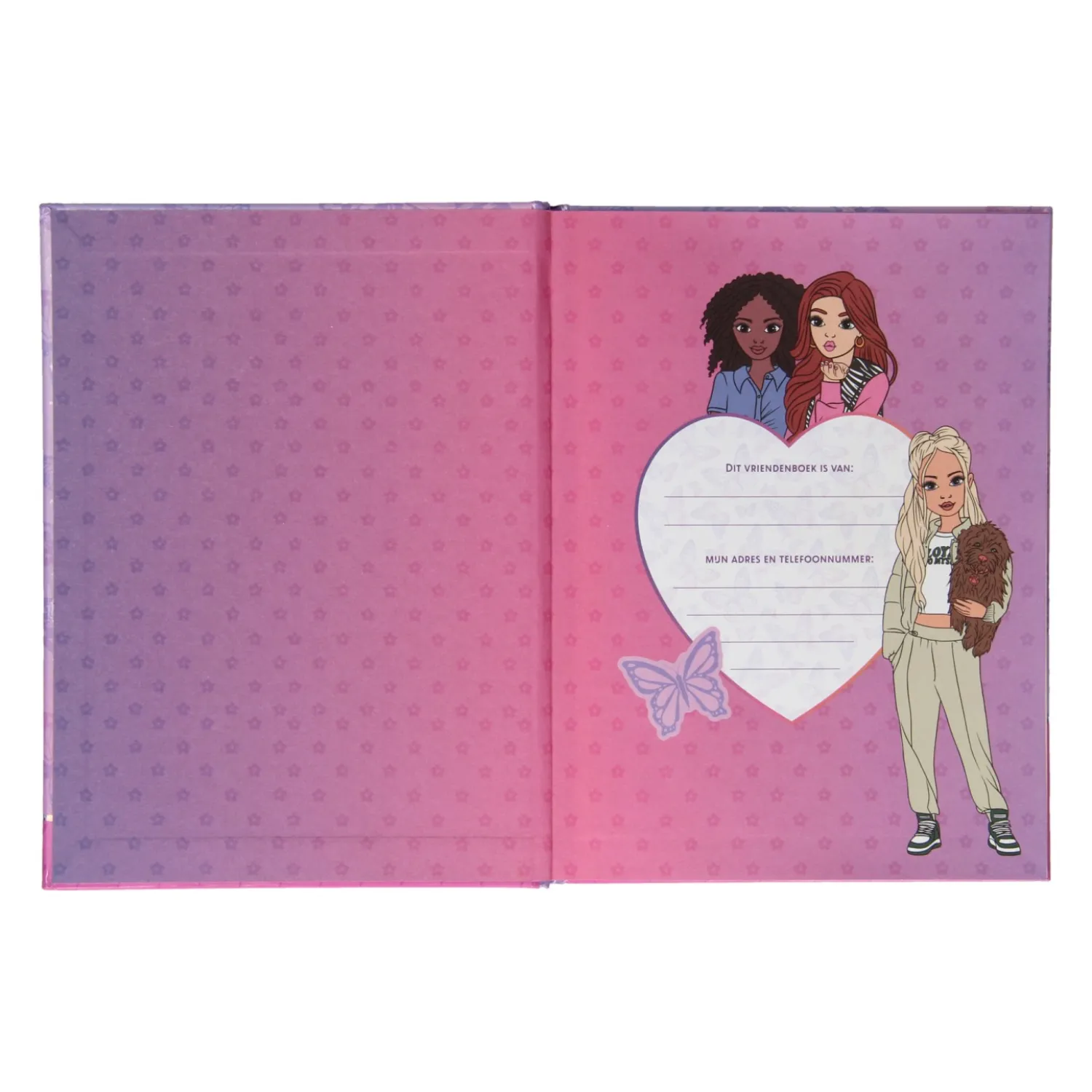 Glam Girls Vriendenboekje Hot