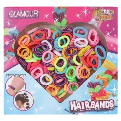 Glamour Loom Haarbandjes - 150st.- New