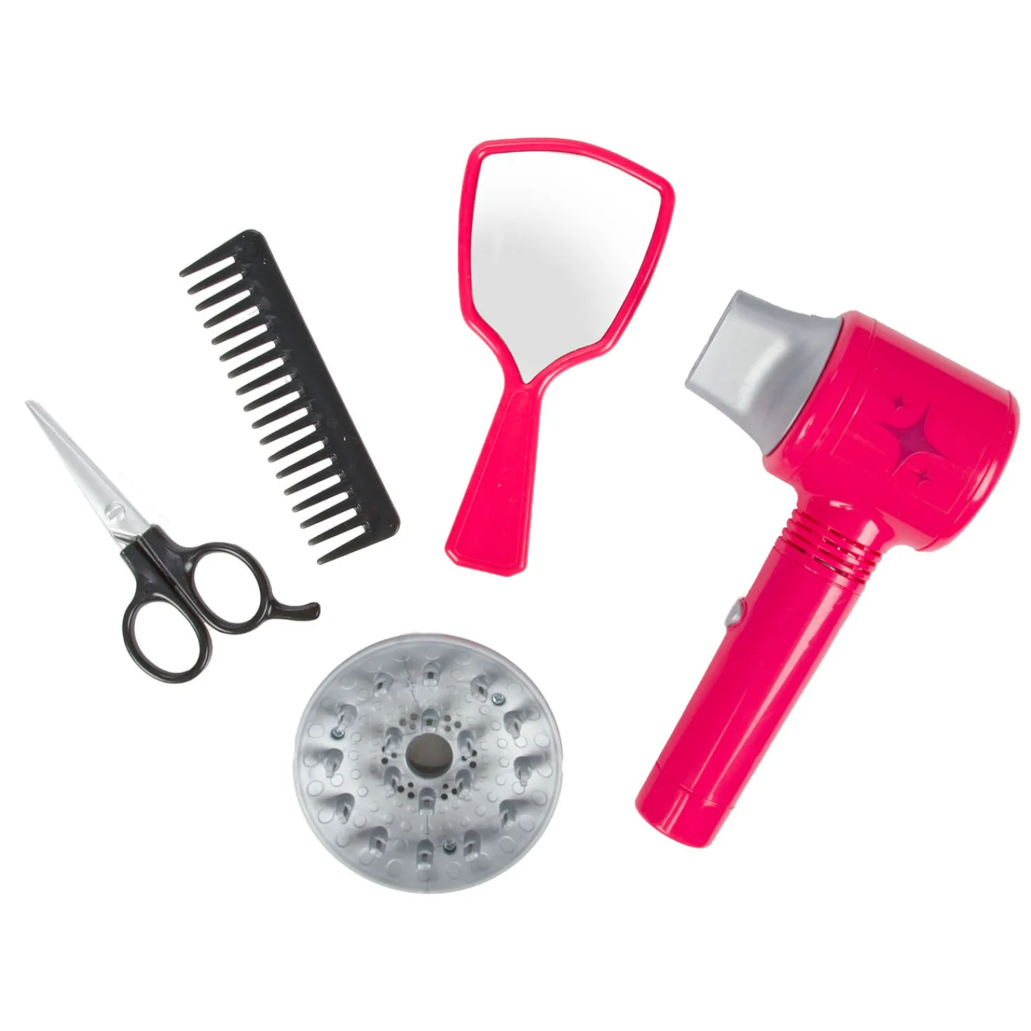 Glamour Shine Kapperset met Fohn Diffuser-Toi-Toys