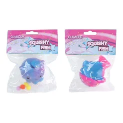 Glamour Squishy Walvisje met Glitters- Clearance