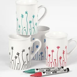 Glas- en Porseleinstiften Kleur, 4st.><noscript><img width=