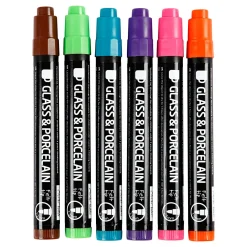 Glas- En Porseleinstiften Extra Kleuren, 6st.-Creativ Company Online
