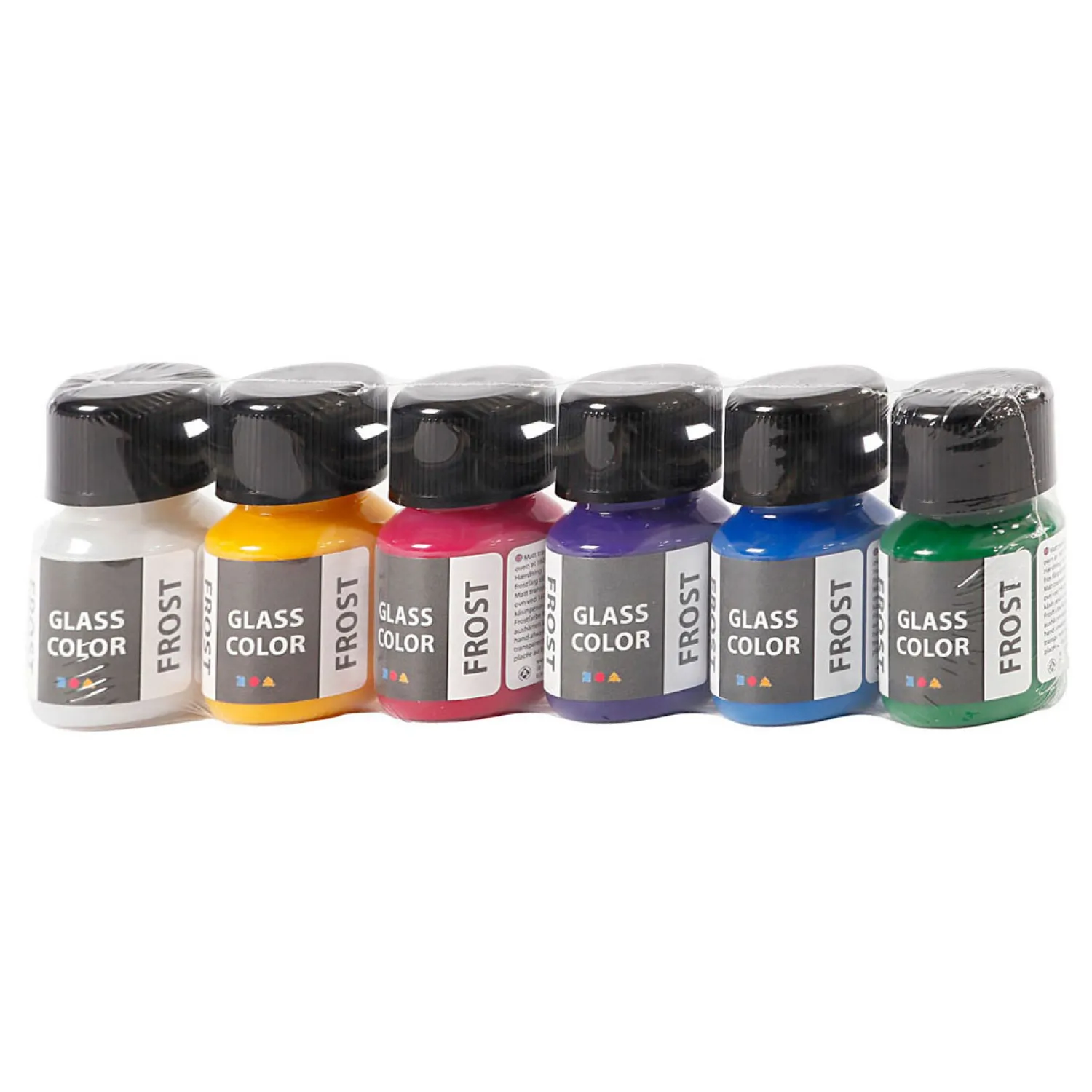 Glass Color Frost Glasverf Kleur, 6x30ml>Creativ Company Hot