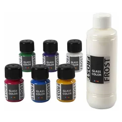 Glass Color Frost Glasverf Kleur, 6x30ml><noscript><img width=