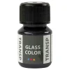 Glass Color Transparante Verf - Zwart, 30ml-Creativ Company Hot