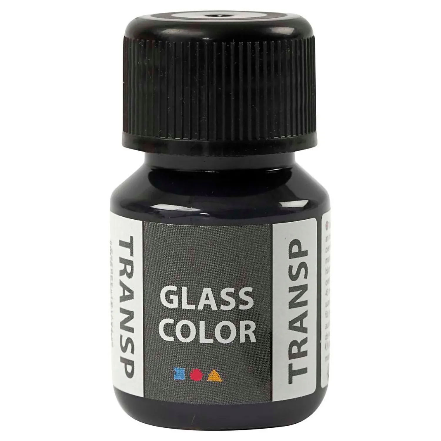 Glass Color Transparante Verf - Zwart, 30ml-Creativ Company Hot