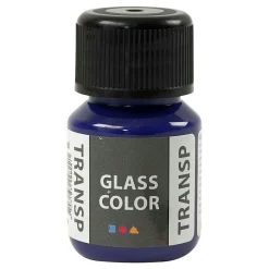 Glass Color Transparante Verf - Briliant Blauw, 30ml-Creativ Company