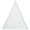 Glazen Plaat Driehoek met Gat 8x9cm, 10st.-Creativ Company