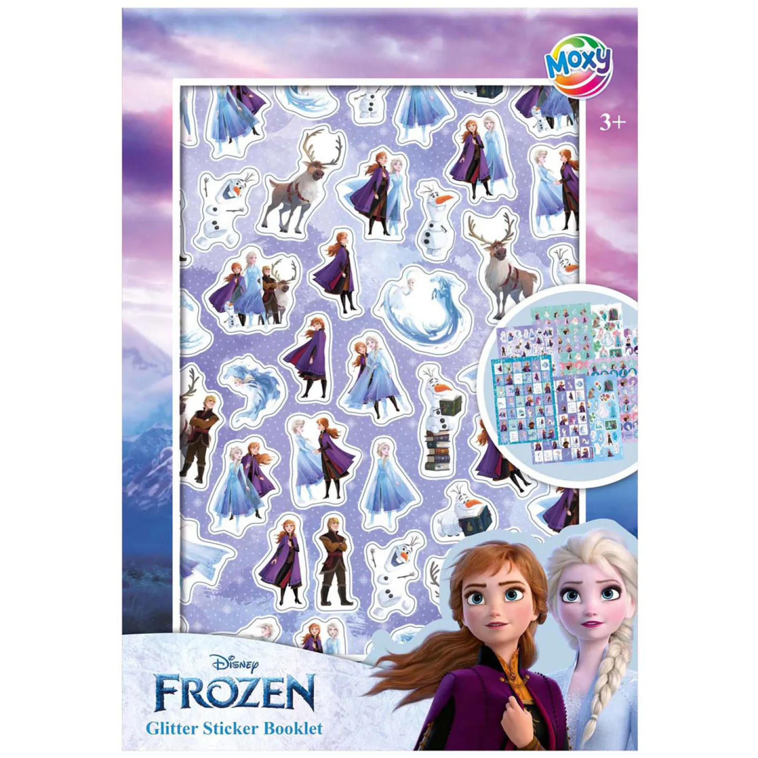 Creative Craft Group Glitter Stickerboek A5 - Frozen New