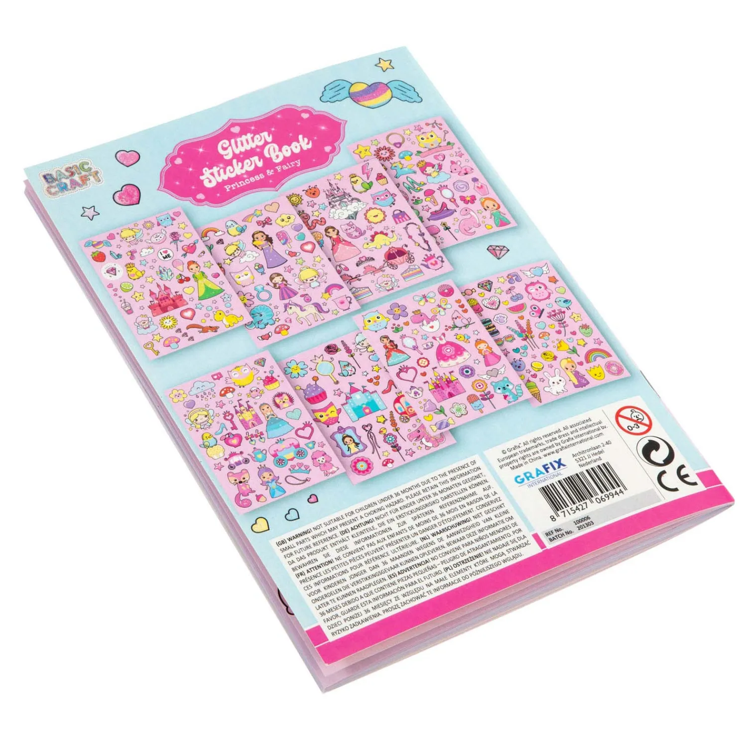 Glitter Stickerboek A5 - Roze>Creative Craft Group Discount