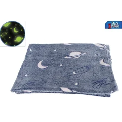 Glow in the Dark Deken Space, 100x150cm>