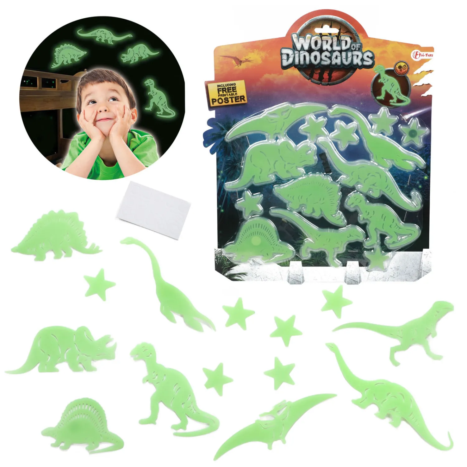 Glow in the Dark Dino's>Toi-Toys Hot