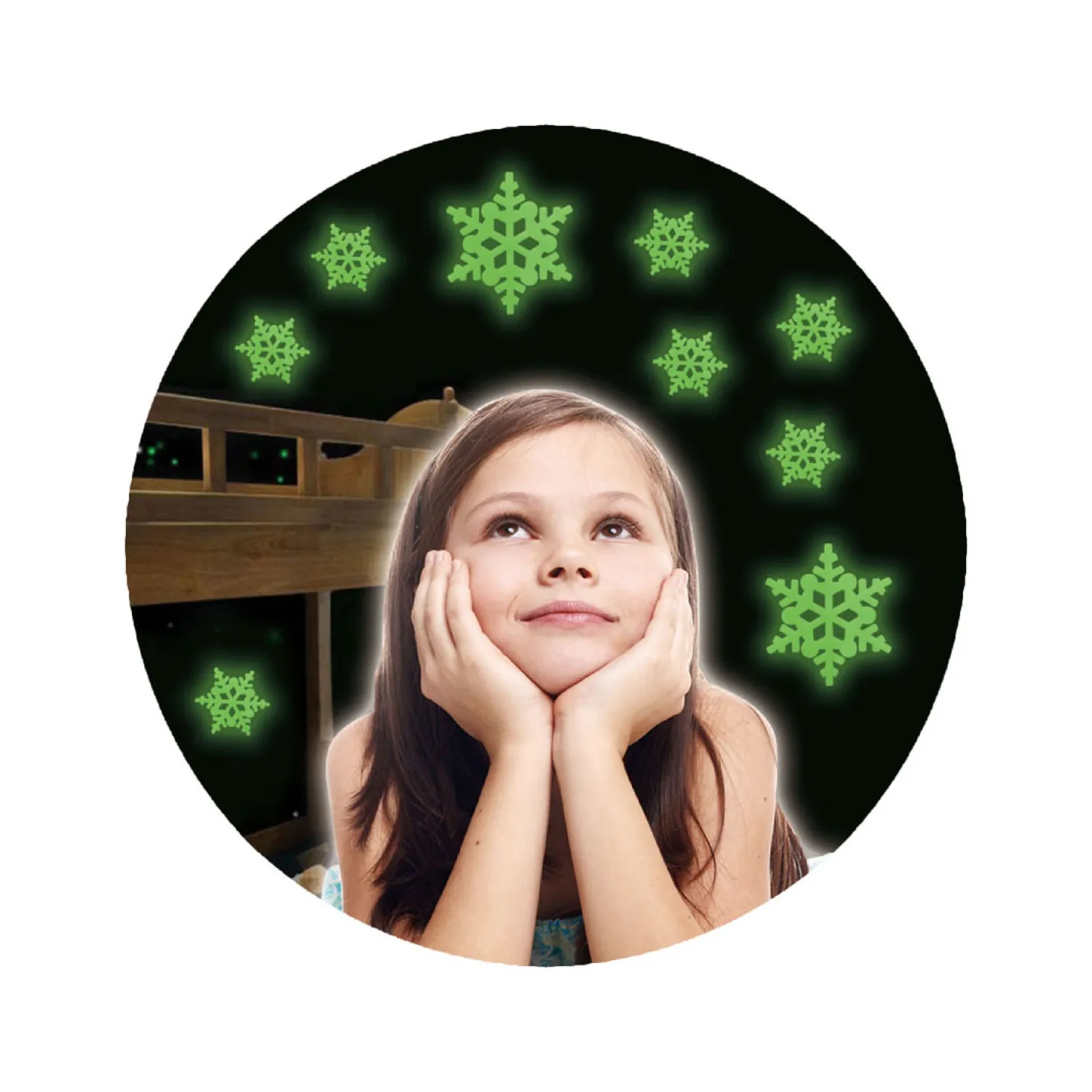 Glow in the Dark IJsprinses Sneeuwvlokken-Toi-Toys Discount