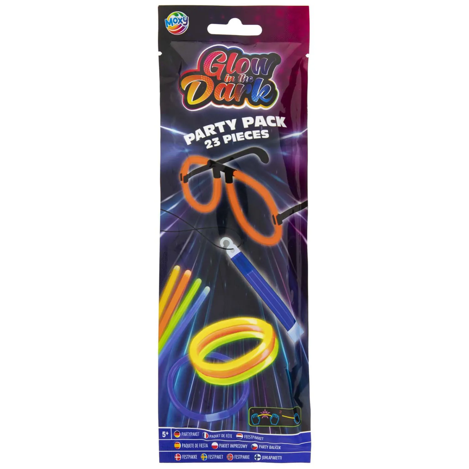 Creative Craft Group Glow in The Dark Sticks Party Pack, 30dlg. Clearance