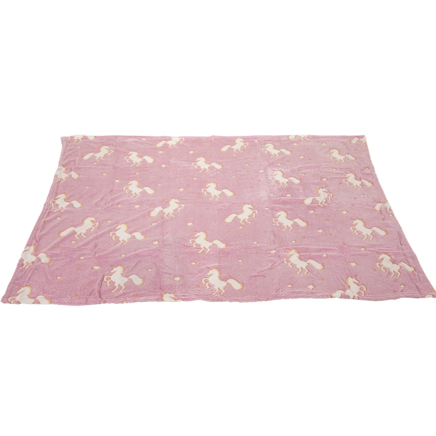 Glow N fun Glow in the Dark Deken Eenhoorn, 130x150cm-Toi-Toys Hot