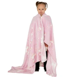 Glow N fun Glow in the Dark Deken Eenhoorn, 130x150cm-Toi-Toys Hot