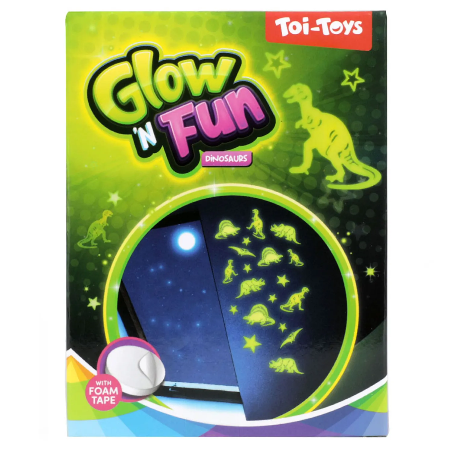 Glow n Fun Glow in the Dark Dino's-Toi-Toys Discount