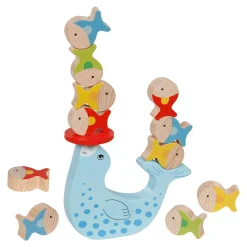 Houten Balansspel Zeehonden, 15dlg.-Goki Hot