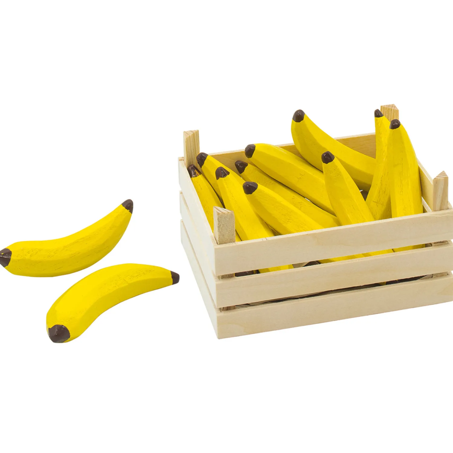Goki Houten Bananen in Kist, 10dlg. Sale