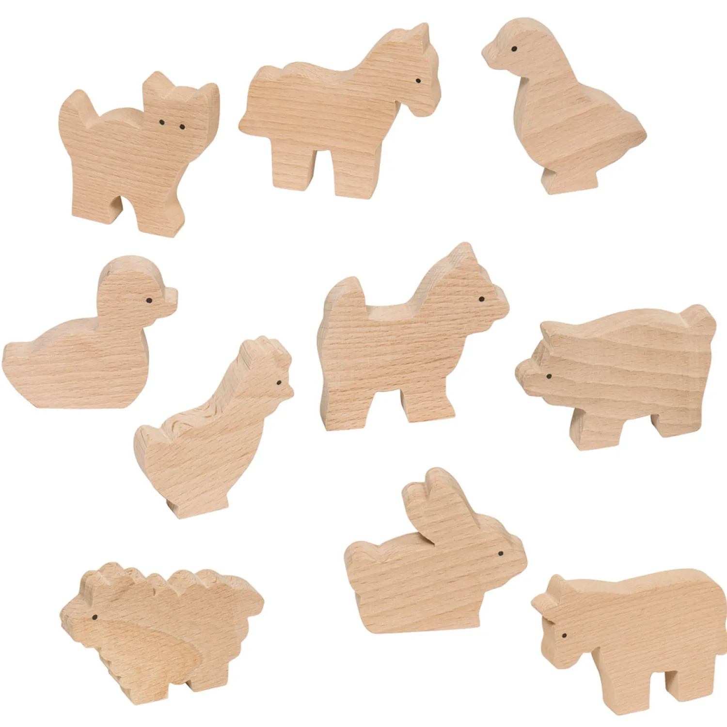 Houten Boerderij Dieren, 10st.-Goki Clearance