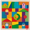 Houten Boerderij Puzzel, 43dlg.-Goki Hot