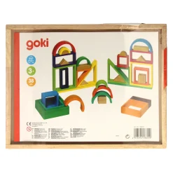 Houten Bouwvormen Fantasie, 38dlg><noscript><img width=