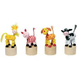 Houten Drukfiguur Dieren>Goki