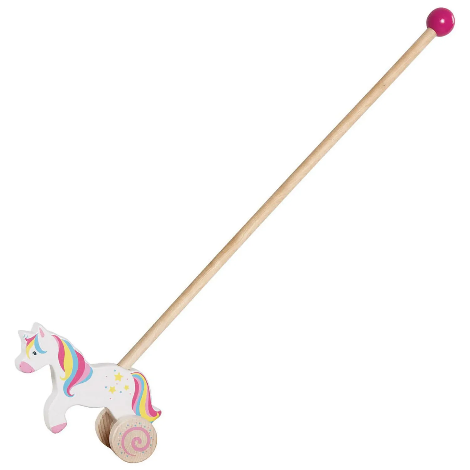 Houten Duwfiguur Eenhoorn-Goki Outlet