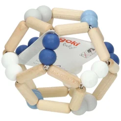 Houten Grijpring Elastische Bal Blauw><noscript><img width=