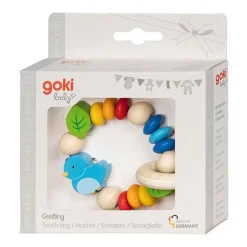 Houten Grijpring Vogel-Goki Best