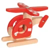 Houten Helikopter Rood>Goki Discount