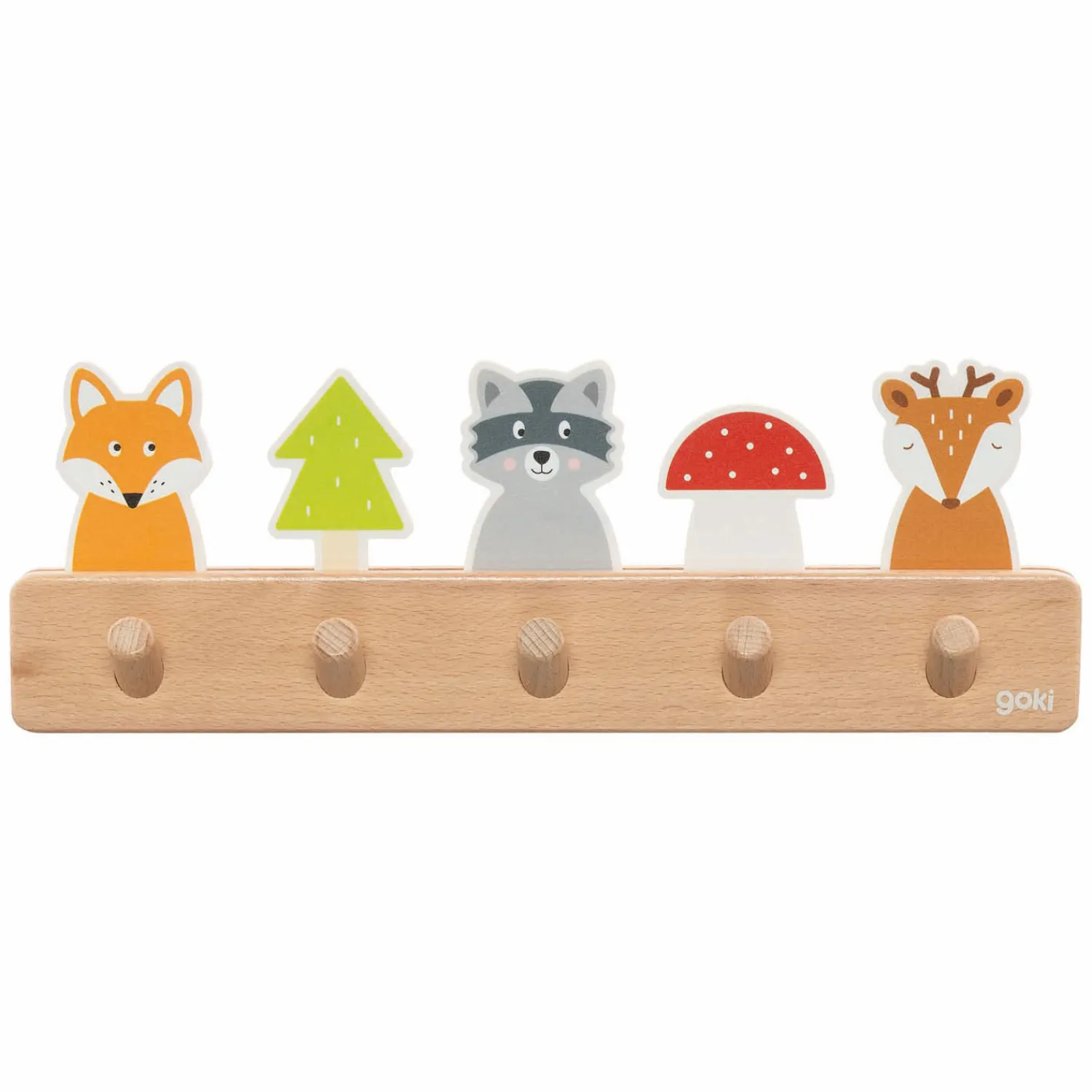 Houten Kapstok Bosvrienden-Goki Online