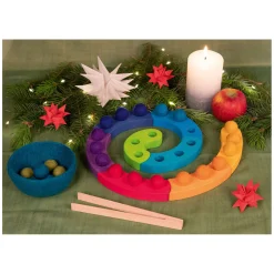 Houten Kleursorteerspel Spiraal, 29dlg.><noscript><img width=