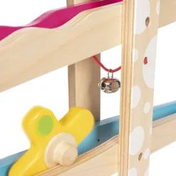 Houten Knikkerbaan met Figuren><noscript><img width=