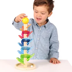 Houten Knikkerspel met Geluiden-Goki Sale