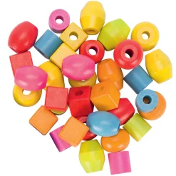 Houten Kralenset, 45st.-Goki Clearance