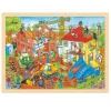 Goki Houten Legpuzzel - Bouwplaats, 96st. Hot